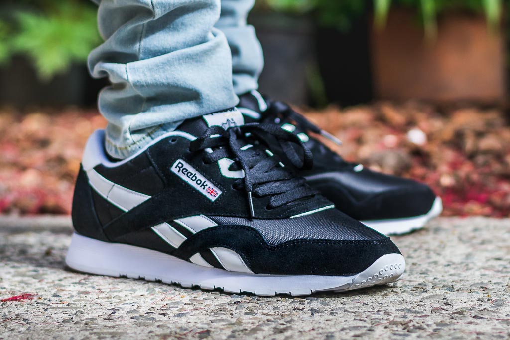 reebok nylon on feet