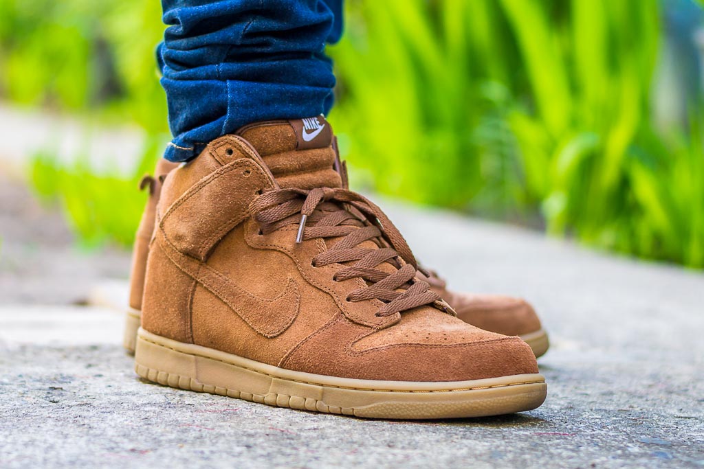 Nike Dunk High APC Rustic On Feet 