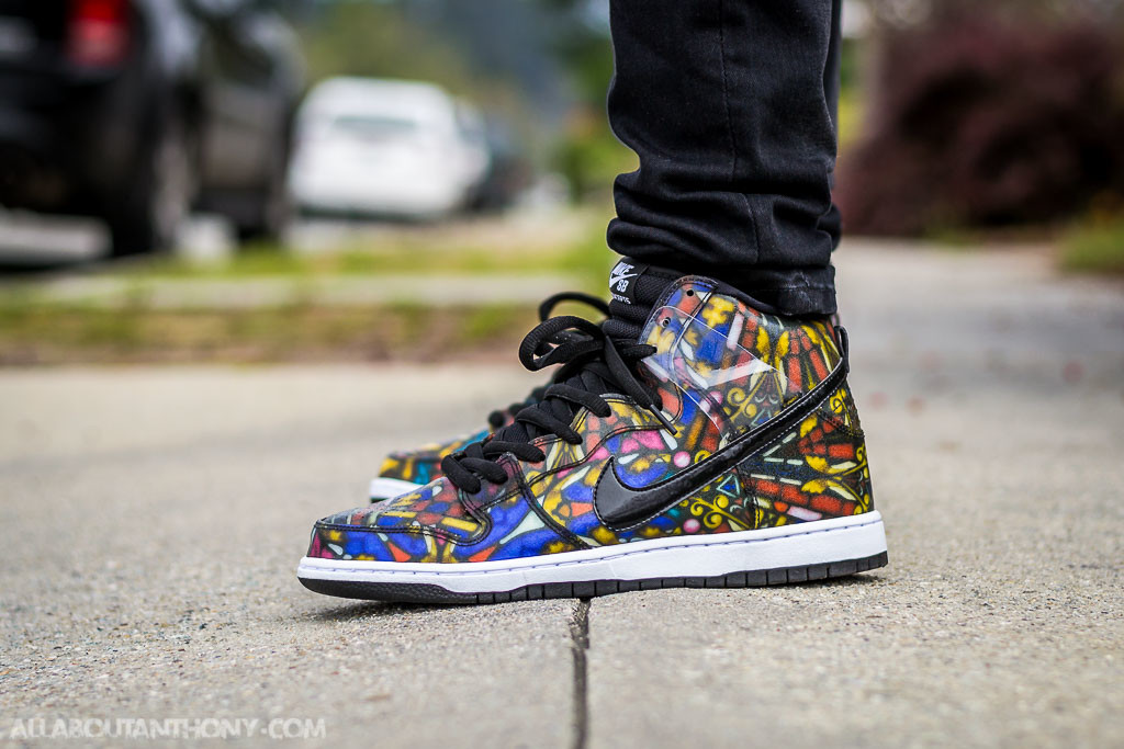 NIKE CONCEPTS DUNK HIGH SB STAINED GLASS