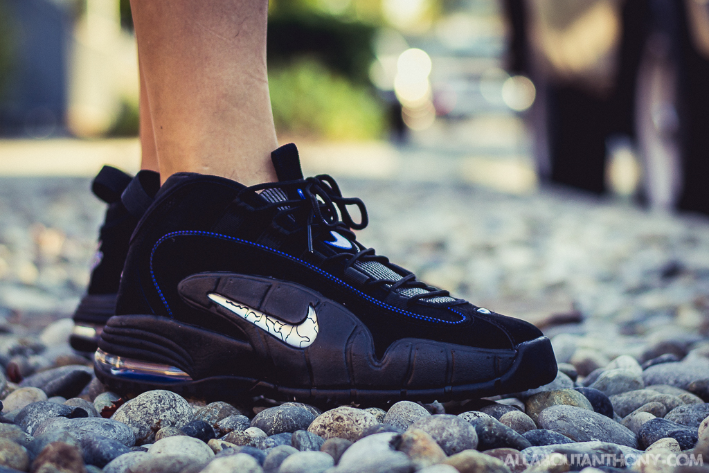 nike air max penny 1 on feet