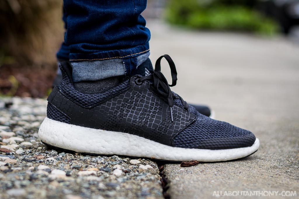 Bud Rich man The owner Adidas Pure Boost 2.0 Core Black - On Foot Sneaker Review