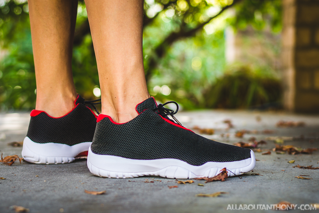 jordan future low on feet