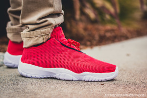 Air Jordan Future Low University Red On Feet