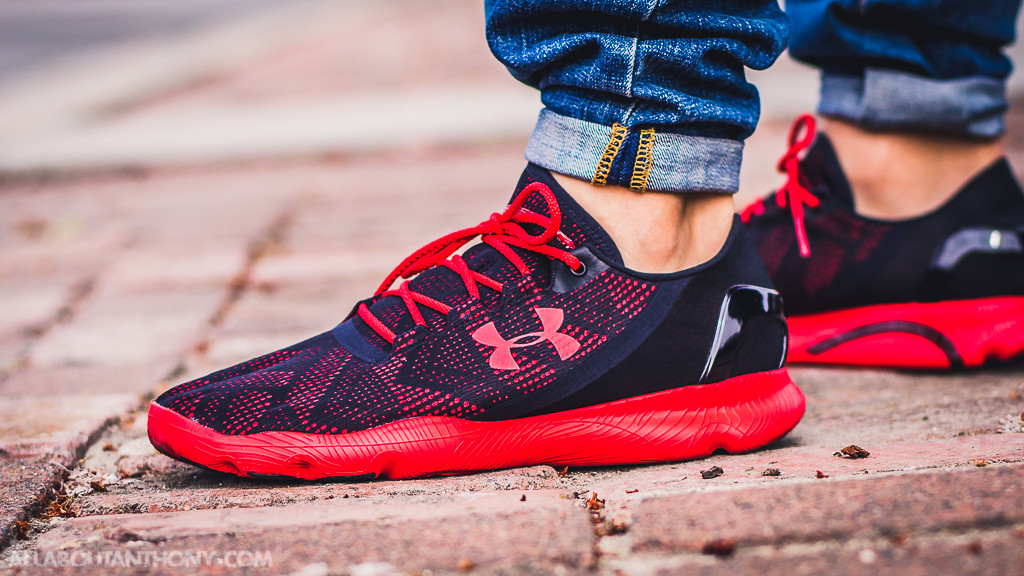 Under Armour Speedform Apollo Vent Black Red Review