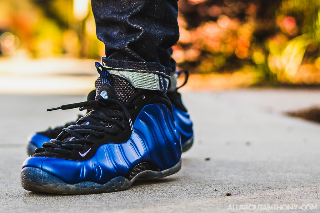 foamposite on feet