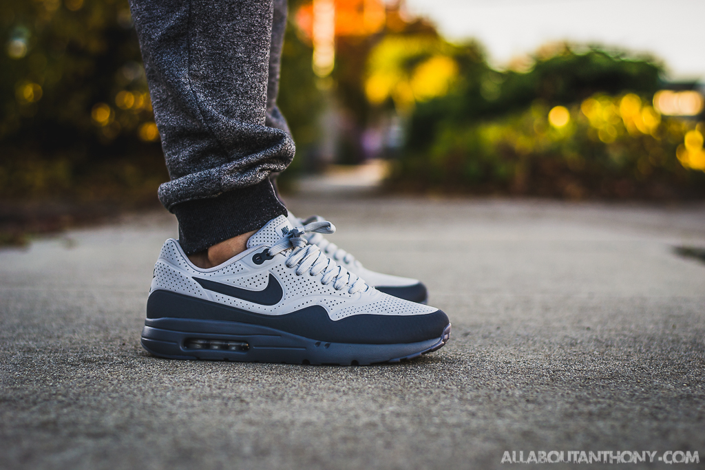 Nike Air Max 1 Ultra Moire Grey On Feet 