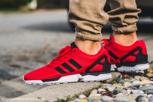 Adidas ZX Flux Red and Black

