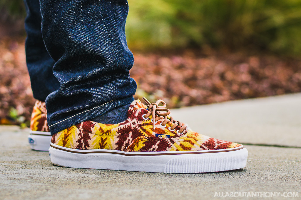 Vans Era Pendleton On Feet