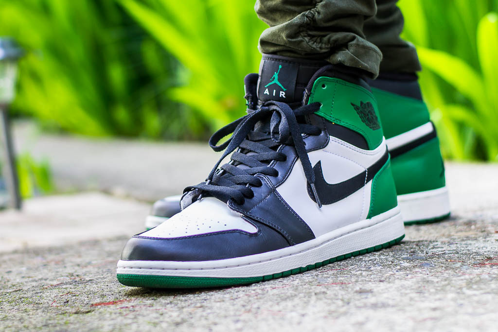 DMP Air Jordan 1 Celtics On Feet Video 