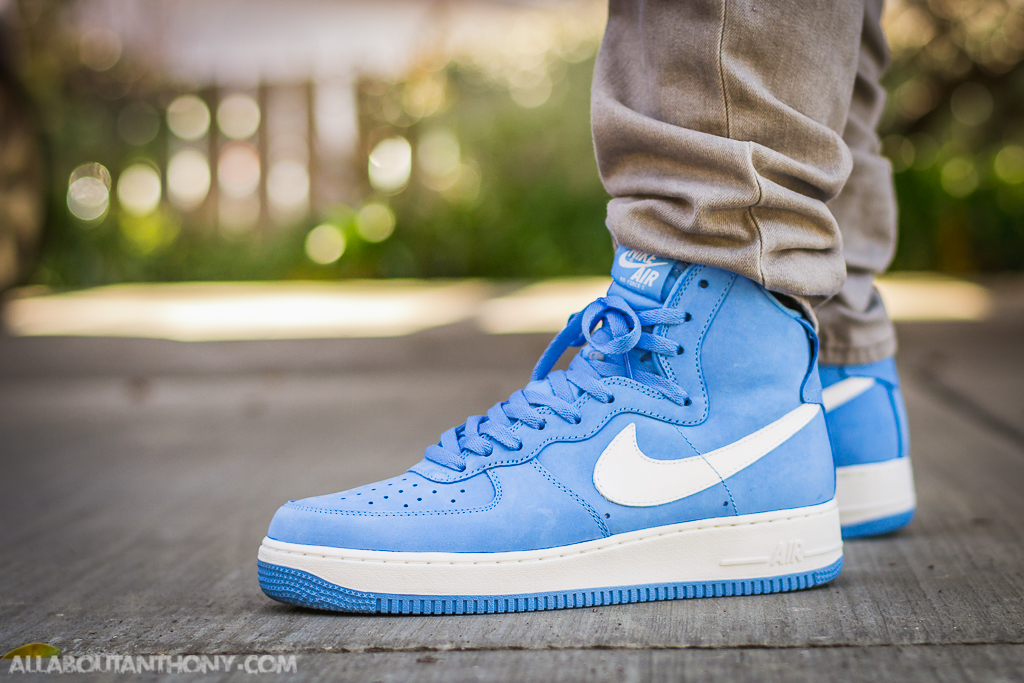 air force 1 high on feet