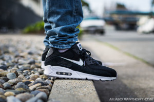 Air Max 90 Essential Black & Silver