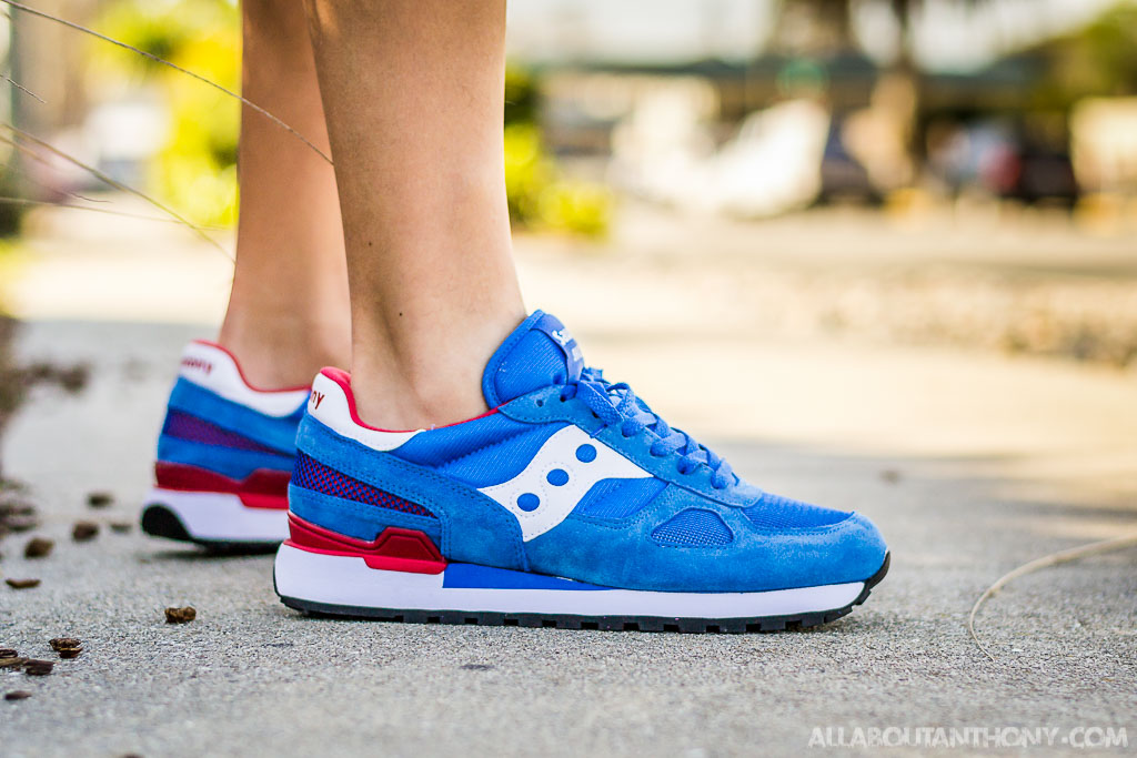 saucony on feet