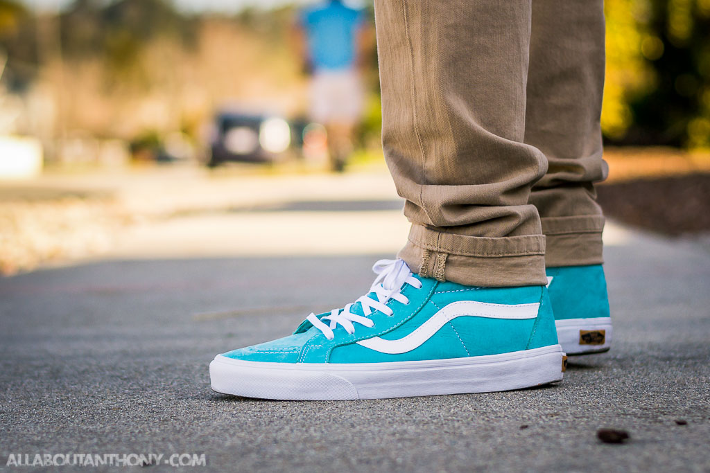 Vans Sk8-Hi Buttersoft Turchese On Feet Sneaker Review