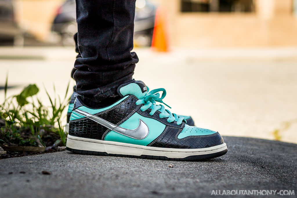 nike sb diamond on feet