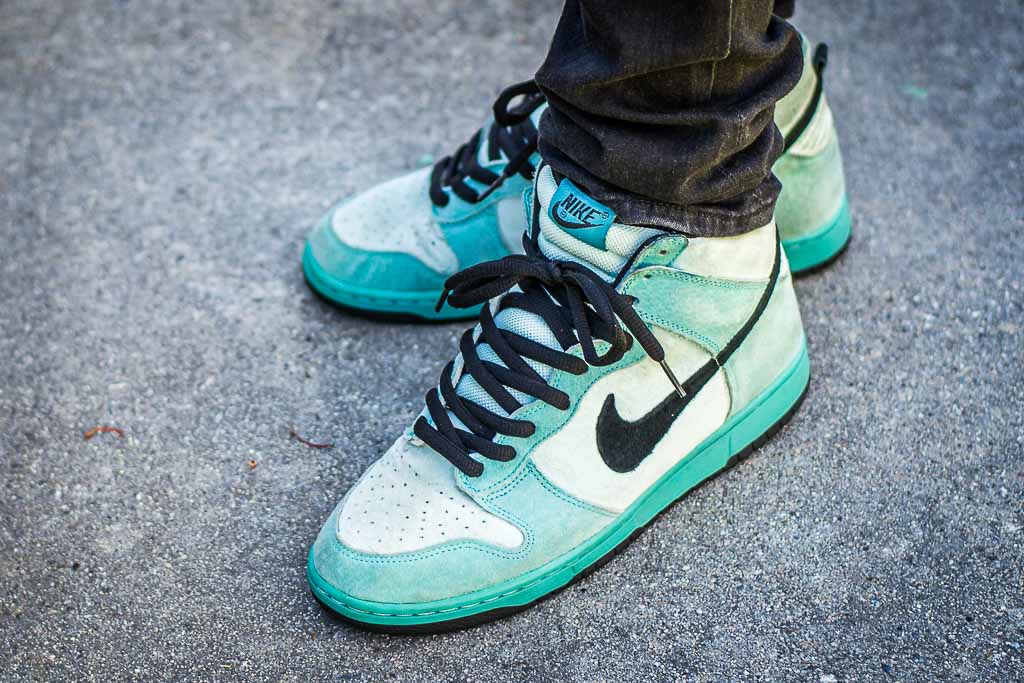 Nike Dunk SB High Sea Crystal On Feet Sneaker Review