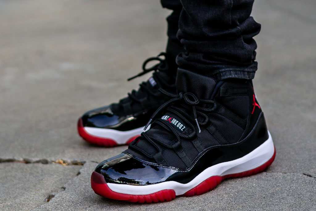 jordan bred on feet