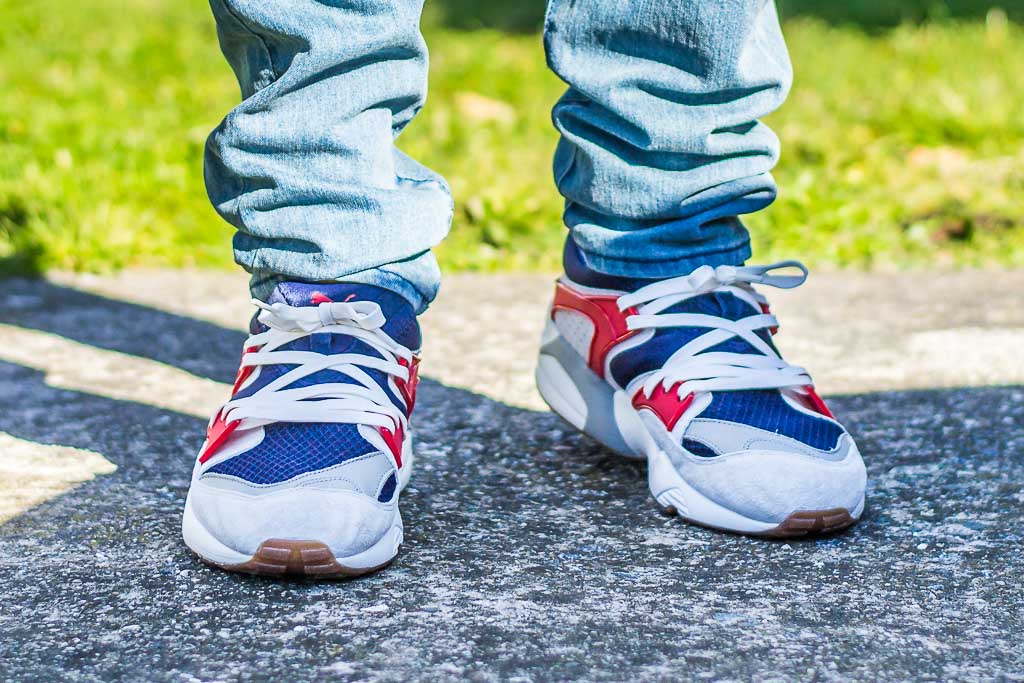 puma blaze on feet