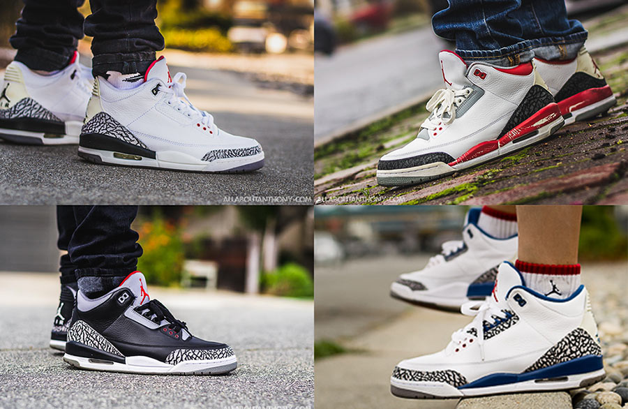 top jordan 3 colorways