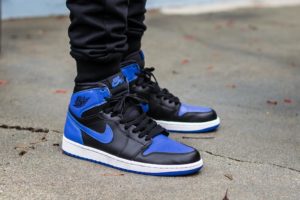 AJ1 Royal on feet