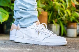 Air Jordan 1 Low OG Premium White & Vachetta Tan