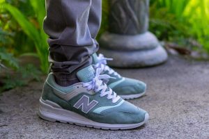 New Balance 997 Less Is More Mint wdywt on feet