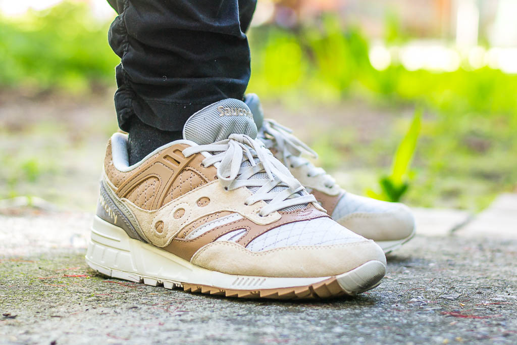 saucony grid sd quilted tan