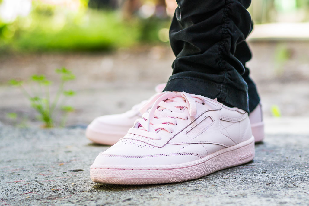 Reebok C 85 ELM Pink On Feet Review