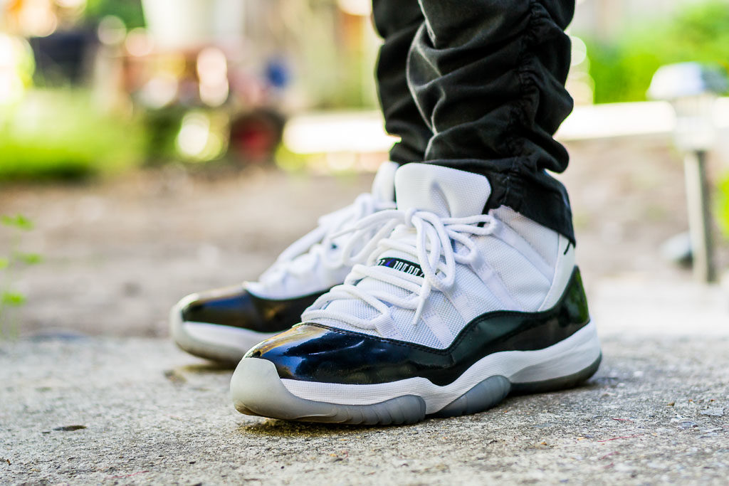 jordan 11 concord on feet