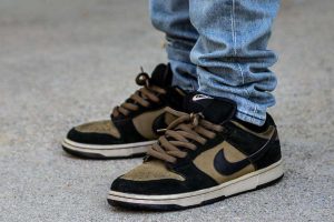 Nike SB Dunk Low Loden on feet wdywt