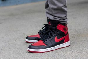 Air Jordan 1 Bred WDYWT On Feet DMP