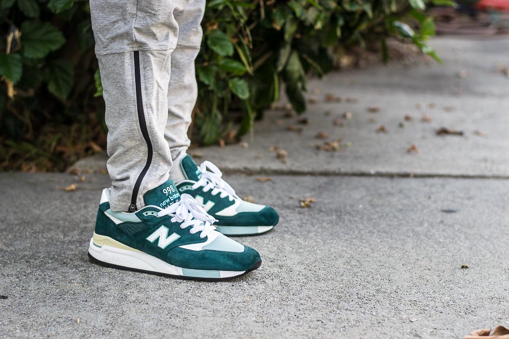 new balance 998 on feet