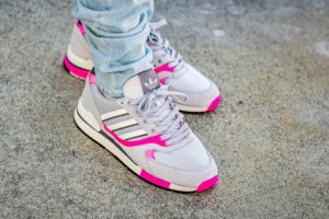 Adidas Quesence Grey Two & Shock Pink