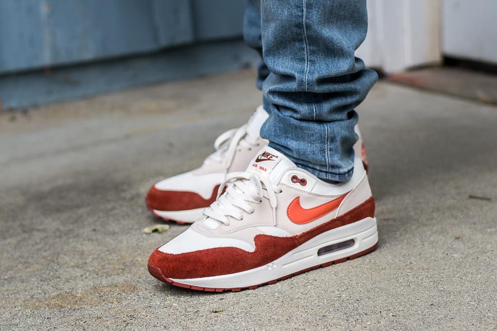 Ninth Overwhelming Damn it Nike Air Max 1 Mars Stone On Feet Sneaker Review