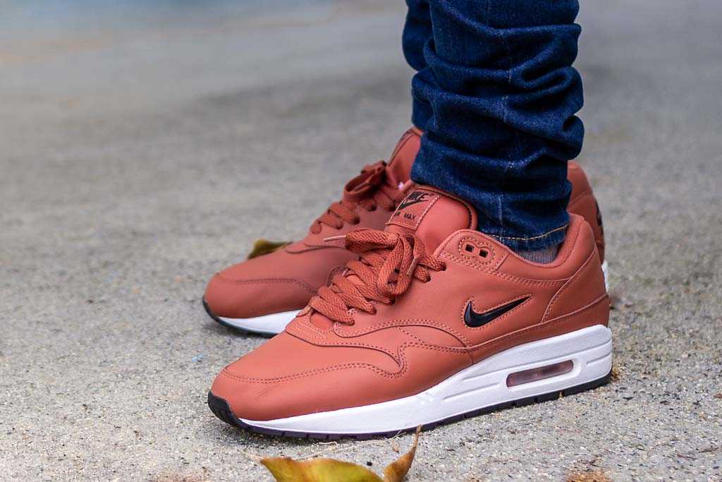 Best Aunt deliver Nike Air Max 1 Premium Dusty Peach On Feet Sneaker Review