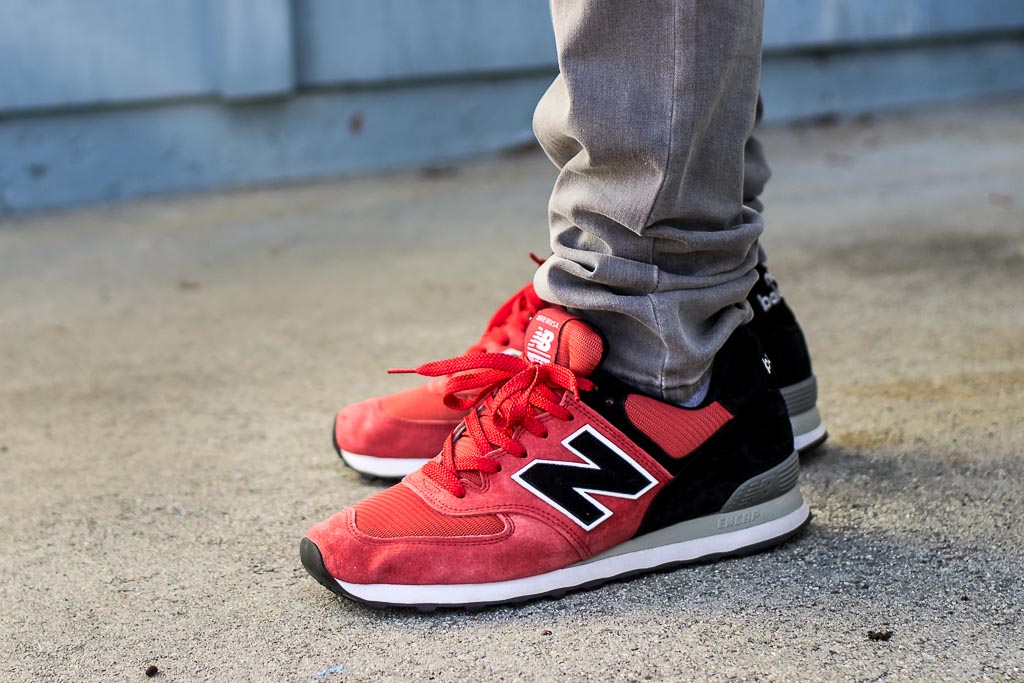 574 new balance on feet