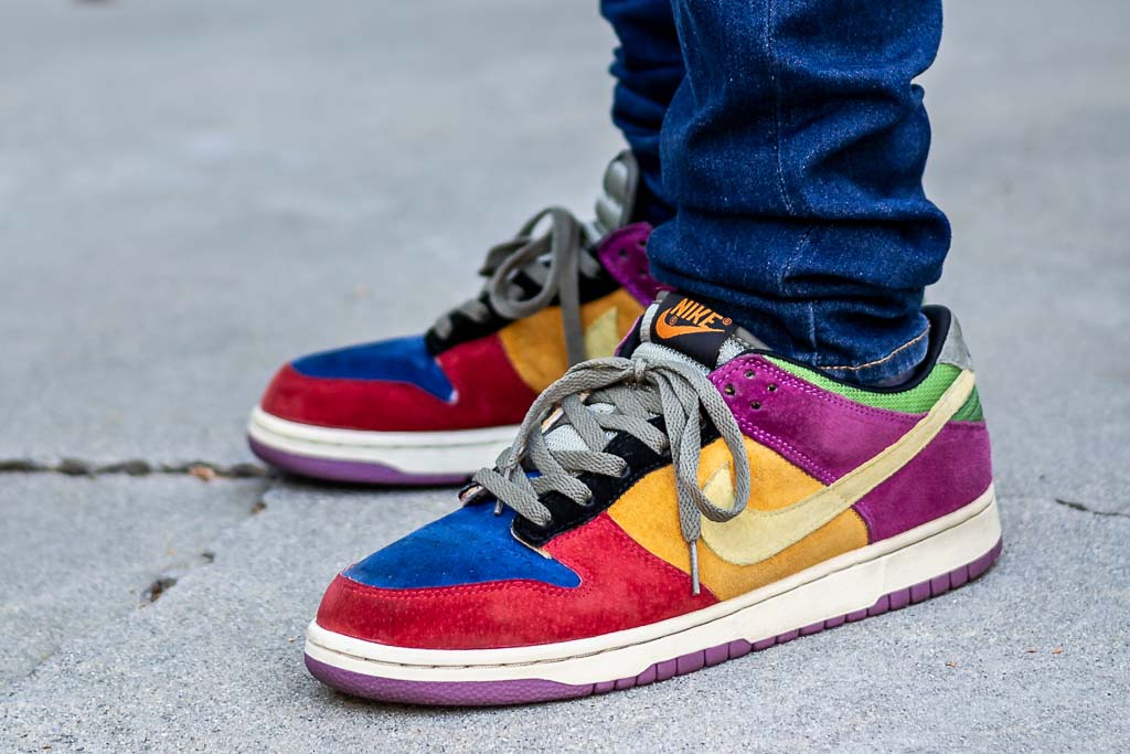 nike sb low on feet