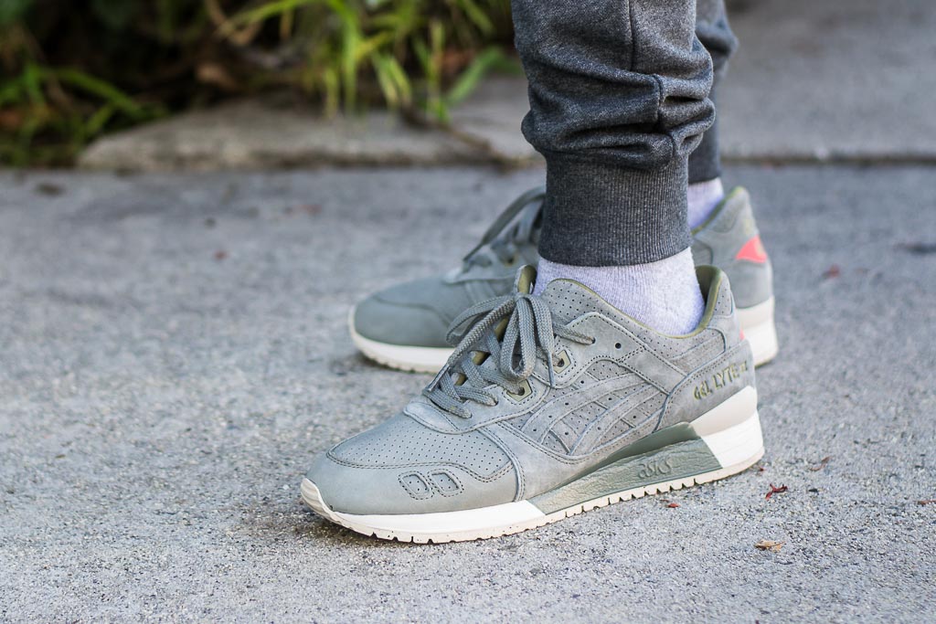 borduurwerk spreiding Higgins Asics Gel Lyte 3 Agave Green Perforated Pack On Feet Sneaker Review