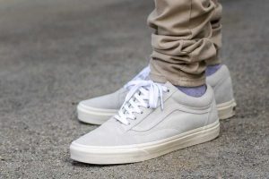 Vans x JCrew Old Skool Turtledove WDYWT On Feet