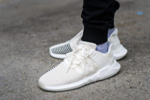 Adidas EQT Support 93 17 Off White On Feet