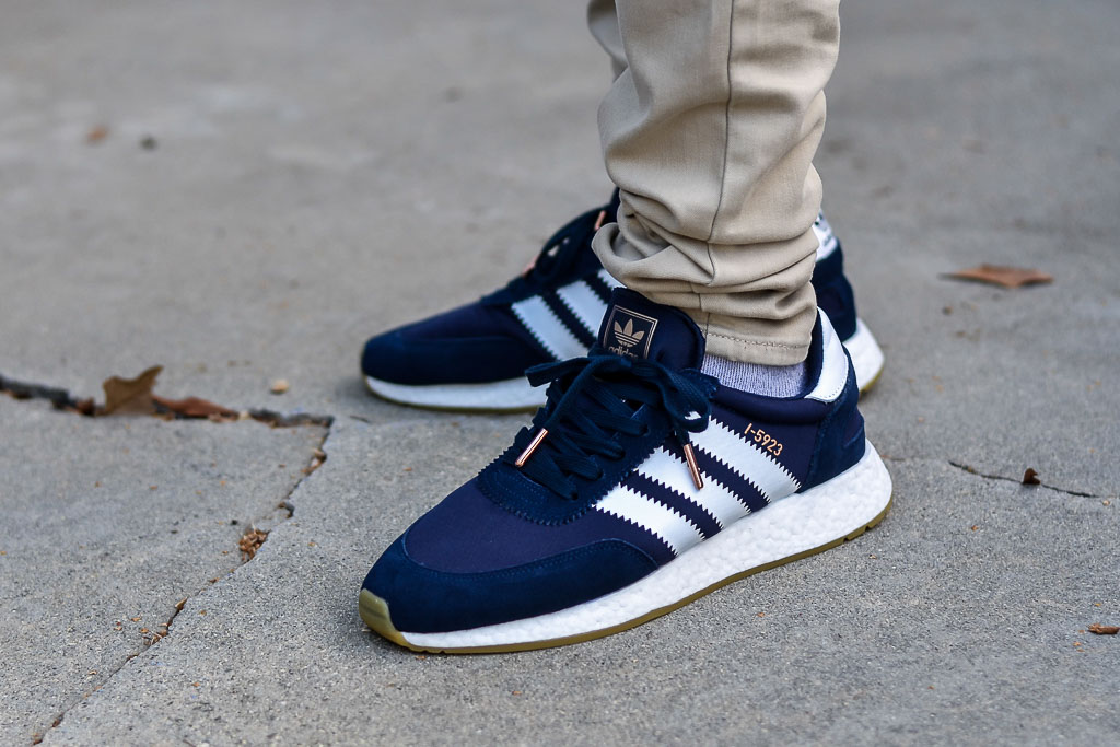 Adidas Iniki Navy & White On Feet Sneaker Review