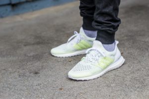 Adidas Ultraboost Clima Solar Yellow On Feet