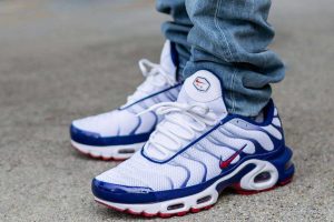 Nike Air Max Plus USA Gym Red WDYWT On Feet