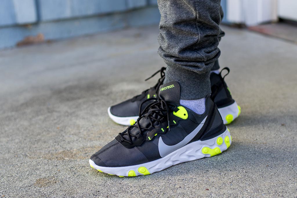 wijs microfoon Onderdrukking Nike React Element 55 Volt On Feet Sneaker Review