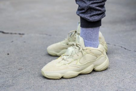 adidas gazelle silver green womens Yeezy 500 “Super Moon Yellow”