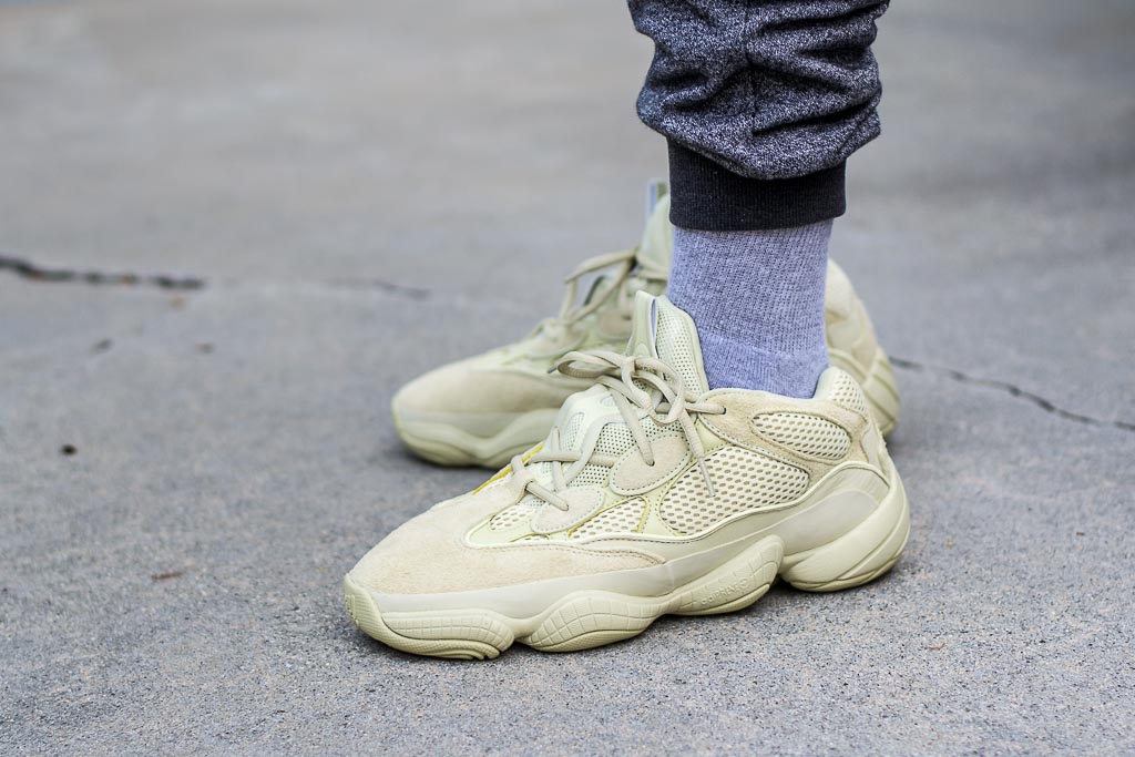 Modstander bold inch Adidas Yeezy 500 Supermoon Yellow On Feet Sneaker Review