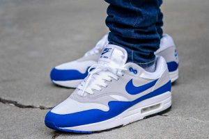 Nike Air Max 1 White Blue OG Anniversary On Feet WDYWT