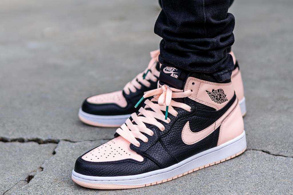 Air Jordan 1 High Crimson Tint On Feet 