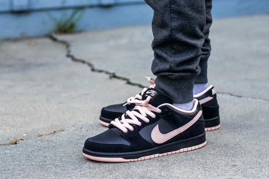 nike sb black washed coral