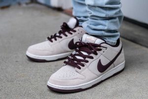 Nike Dunk SB Low Desert Sand Mahogany WDYWT On Feet