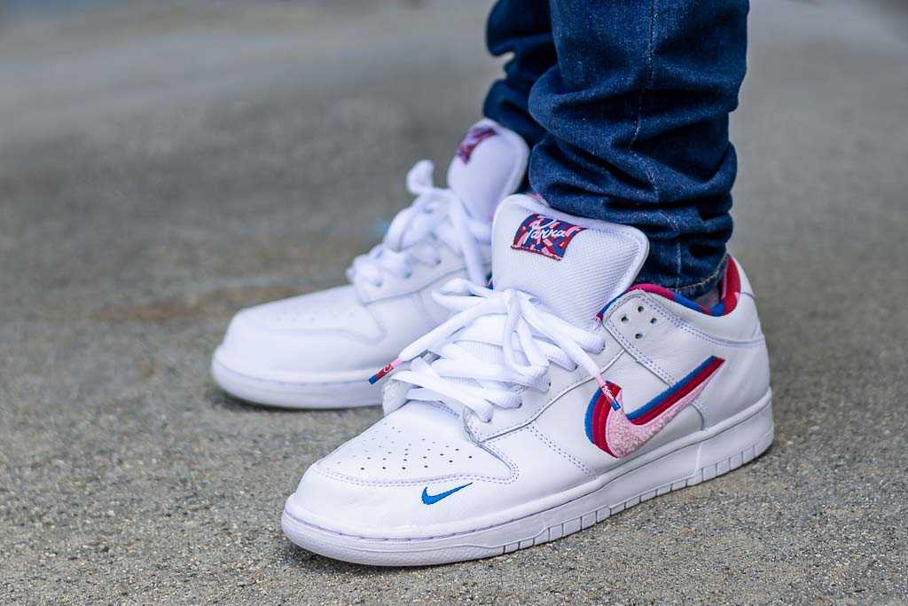 nike sb on foot